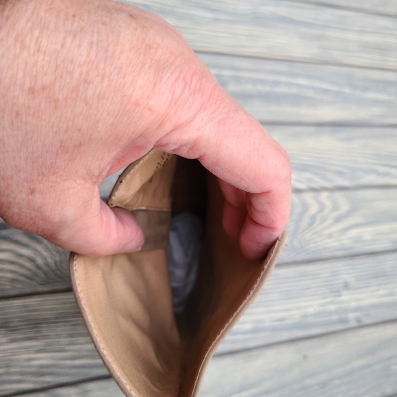 Taupe Tan Black Stiletto Ankle Booties - Picture 8 of 9
